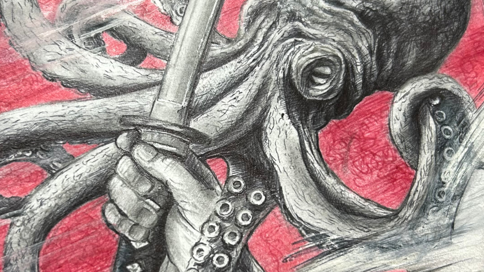 octopus illustration process